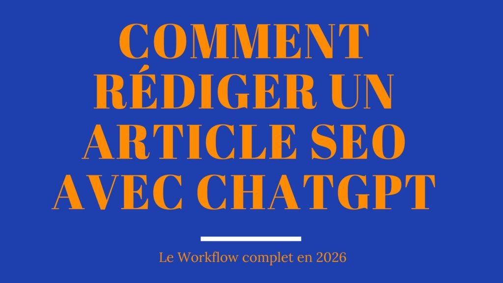 Comment rédiger un article SEO avec ChatGPT