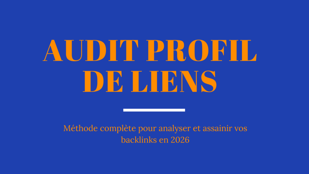 Audit profil de liens